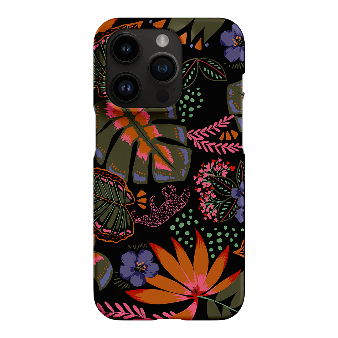 Jungle Leopard Printed Phone Cases iPhone 14 Pro / Snap by Charlie Taylor - The Dairy