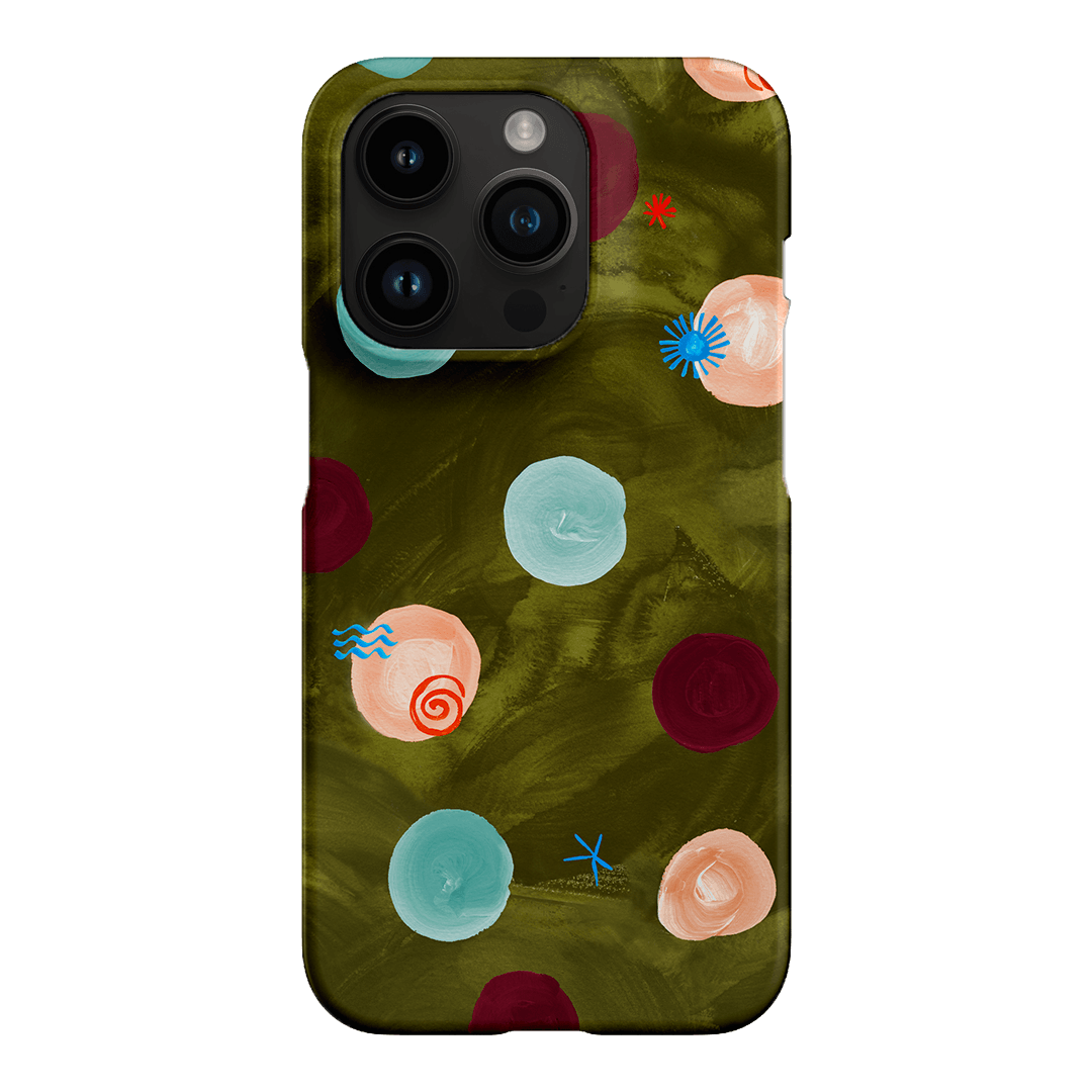 Olive Spot Printed Phone Cases iPhone 14 Pro / Snap by Charlie Taylor - The Dairy
