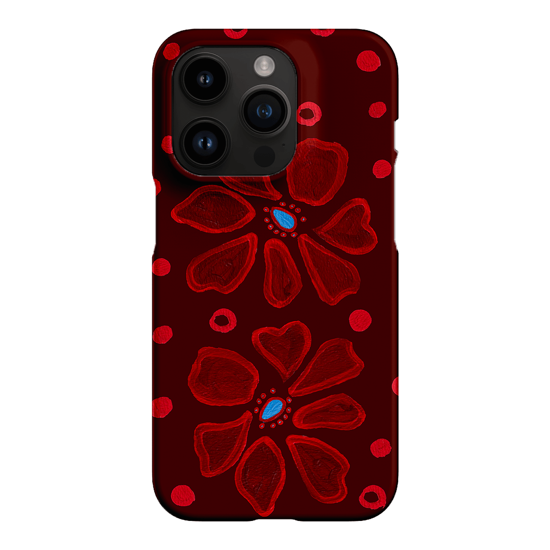 Painted Petal Rouge Printed Phone Cases iPhone 14 Pro / Snap by BG. Studio - The Dairy