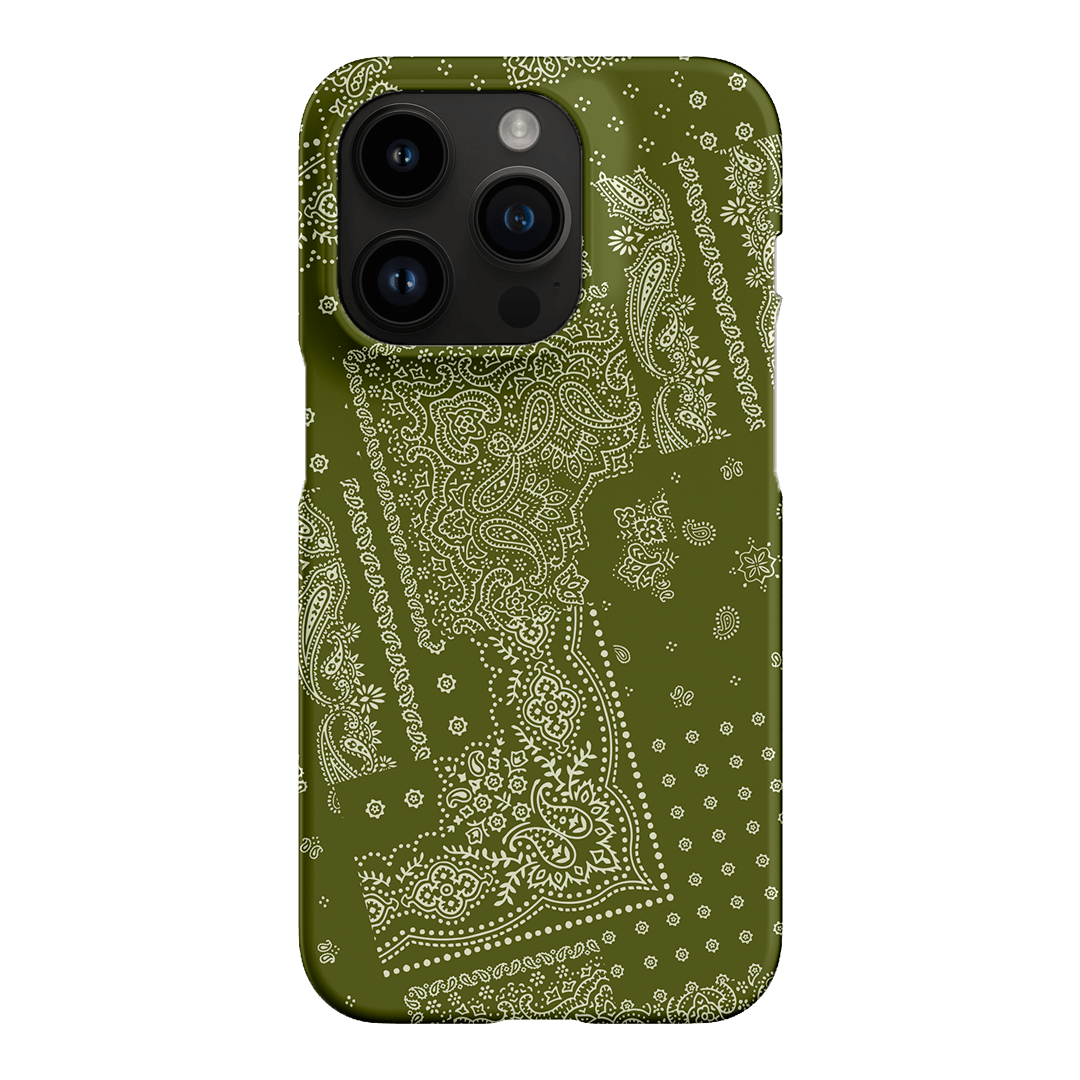 Paisley Fern Printed Phone Cases iPhone 14 Pro / Snap by The Dairy - The Dairy