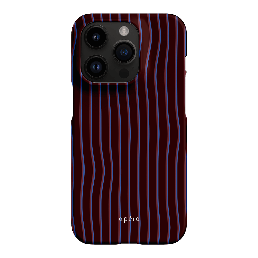 Panama Burgundy Printed Phone Cases iPhone 14 Pro / Snap by Apero - The Dairy