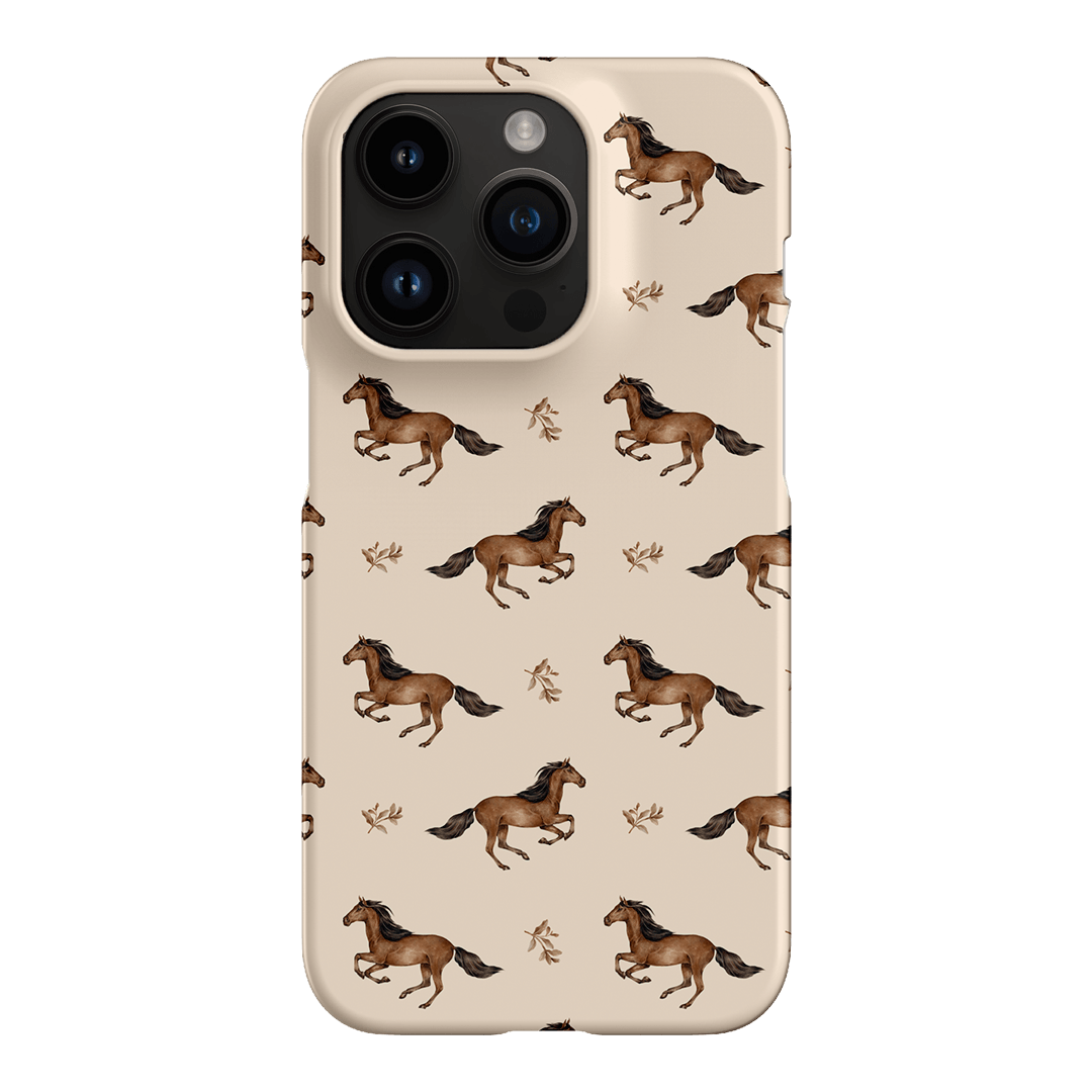 Running Horse Printed Phone Cases iPhone 14 Pro / Snap by Kasiags Art - The Dairy