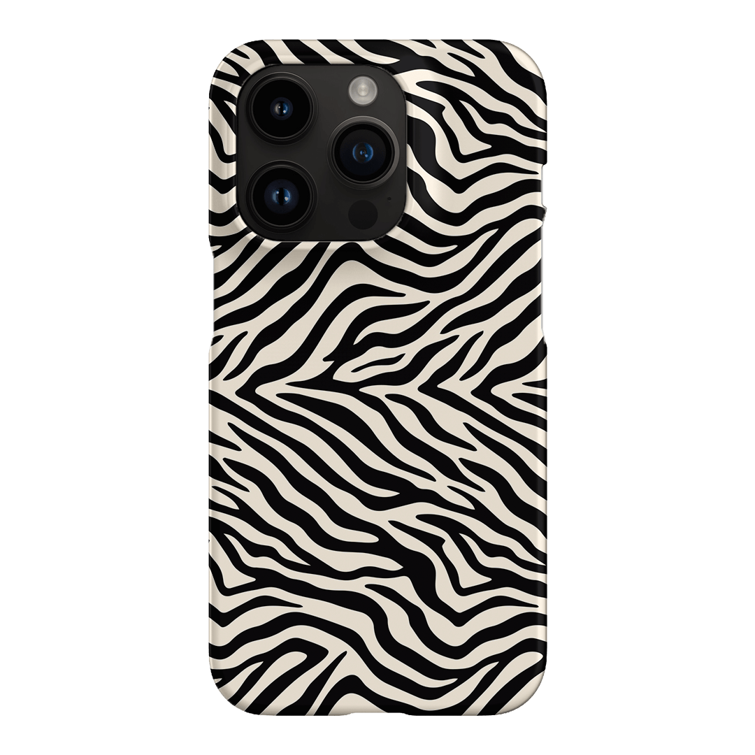 Zebra Ink Printed Phone Cases iPhone 14 Pro / Snap by The Dairy - The Dairy