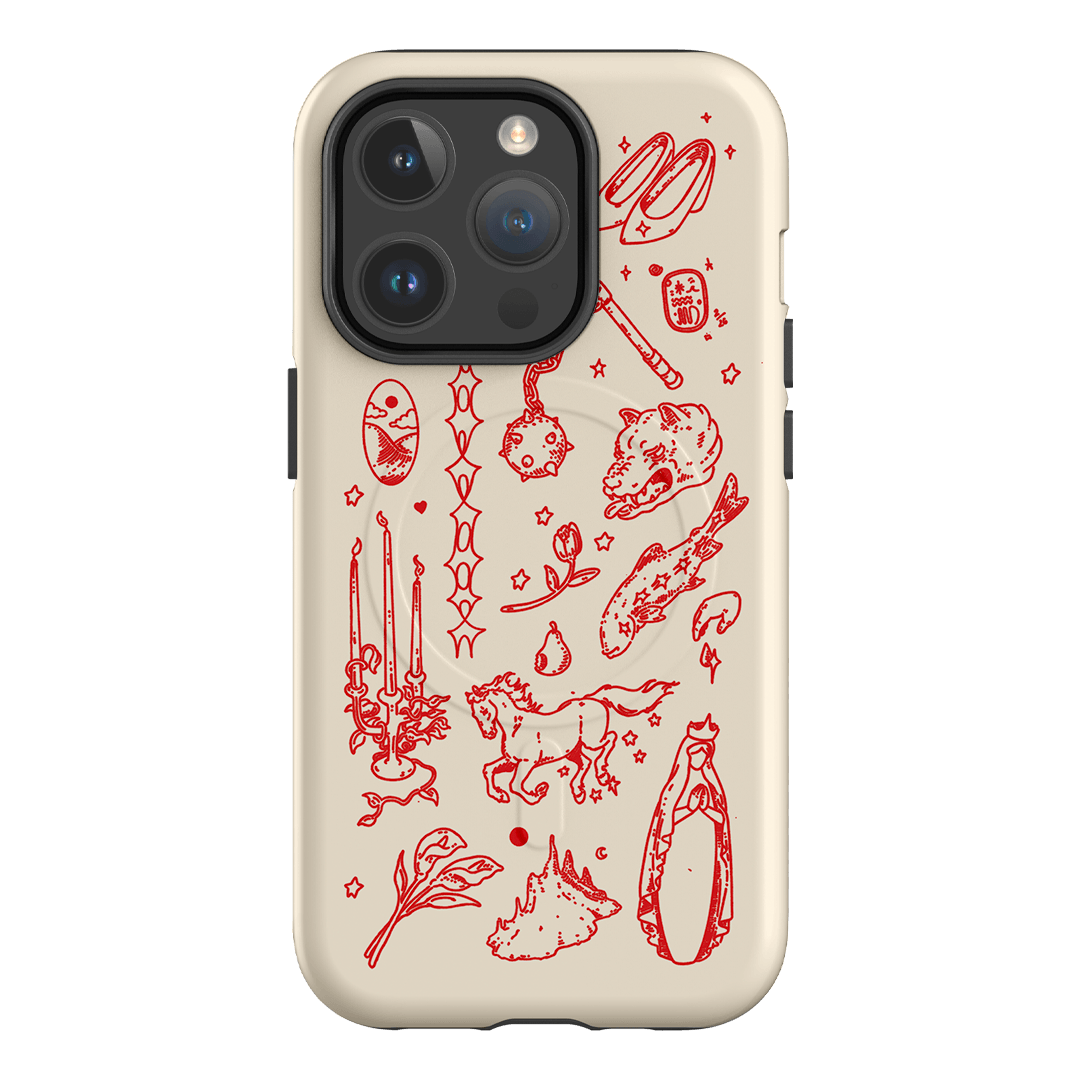 Dreamcore Cream Printed Phone Cases iPhone 14 Pro / Armoured MagSafe by Easty Beasty - The Dairy