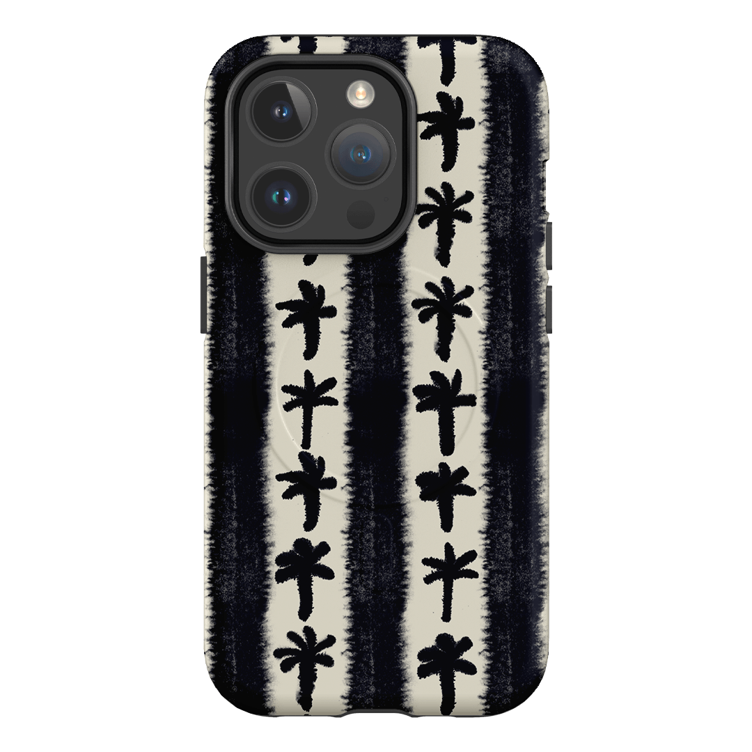 Palm Stripe Printed Phone Cases iPhone 14 Pro / Armoured MagSafe by Desmond & Dempsey - The Dairy