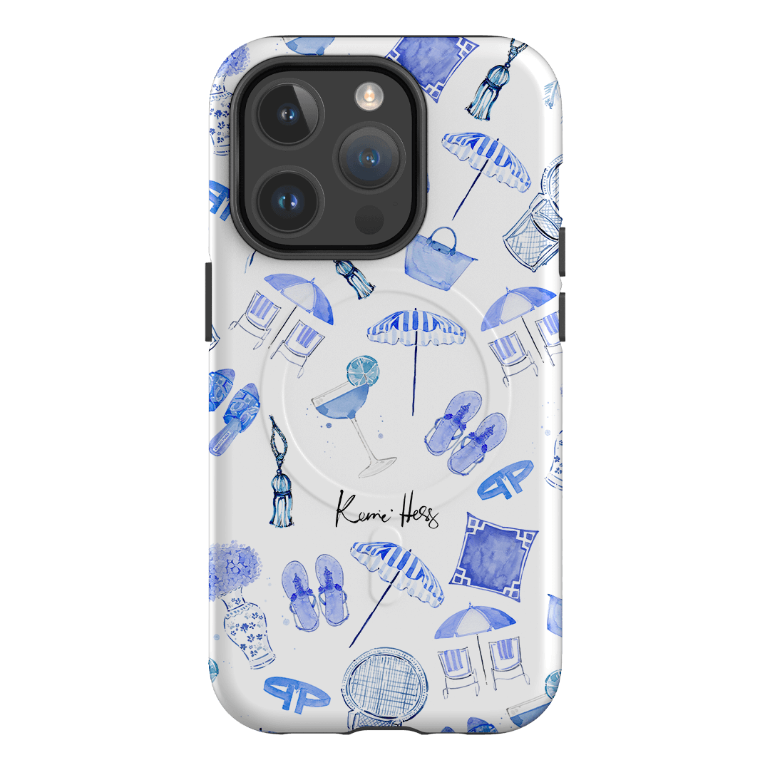 Santorini Printed Phone Cases iPhone 14 Pro / Armoured MagSafe by Kerrie Hess - The Dairy