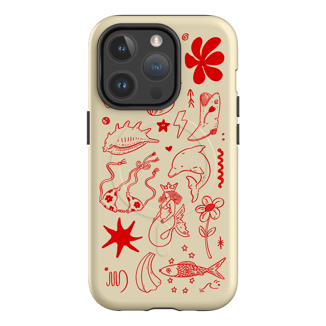 Spiced Cowboy Cream Printed Phone Cases iPhone 14 Pro / Armoured MagSafe by Easty Beasty - The Dairy