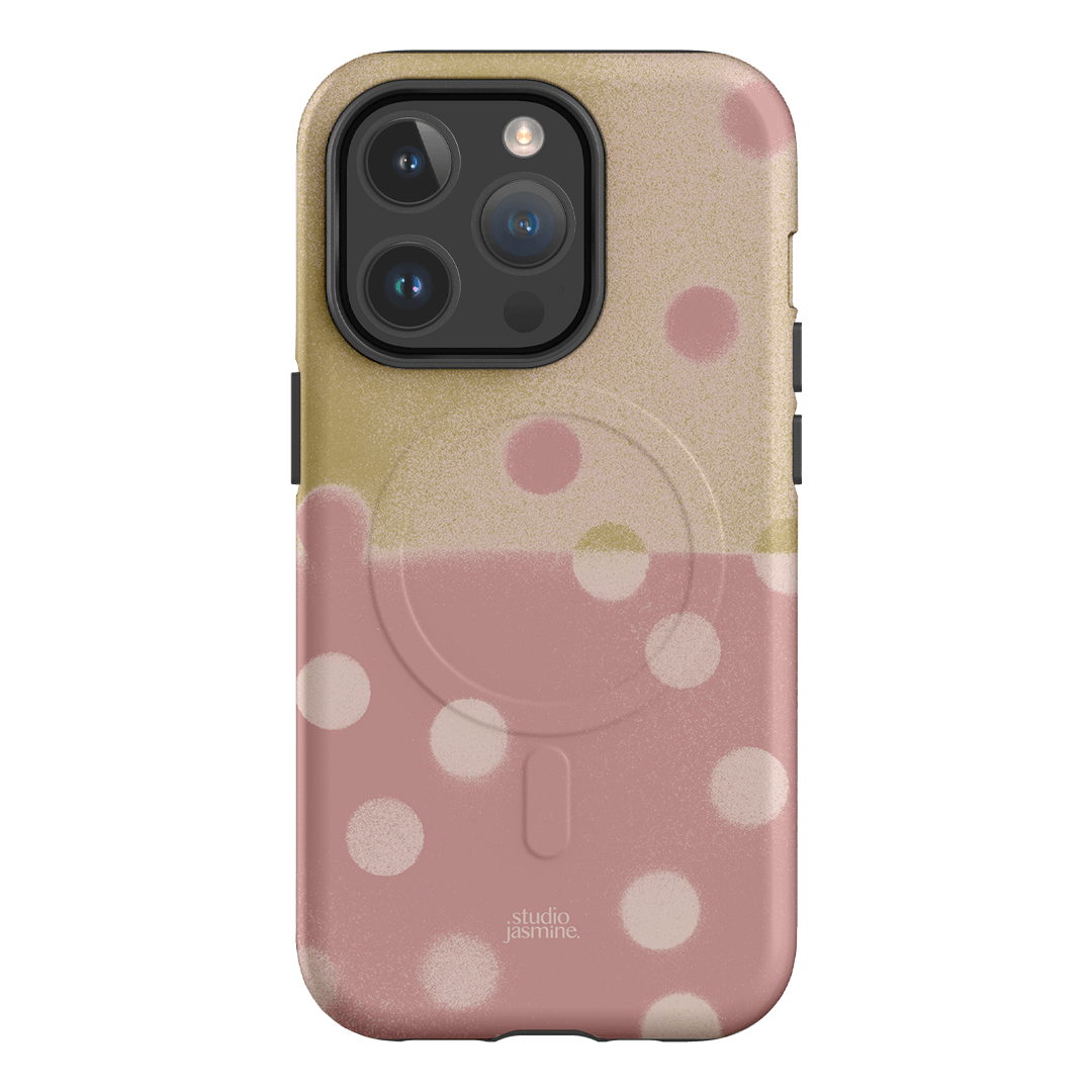 Strawberry Polka Dot Printed Phone Cases iPhone 14 Pro / Armoured MagSafe by Jasmine Dowling - The Dairy