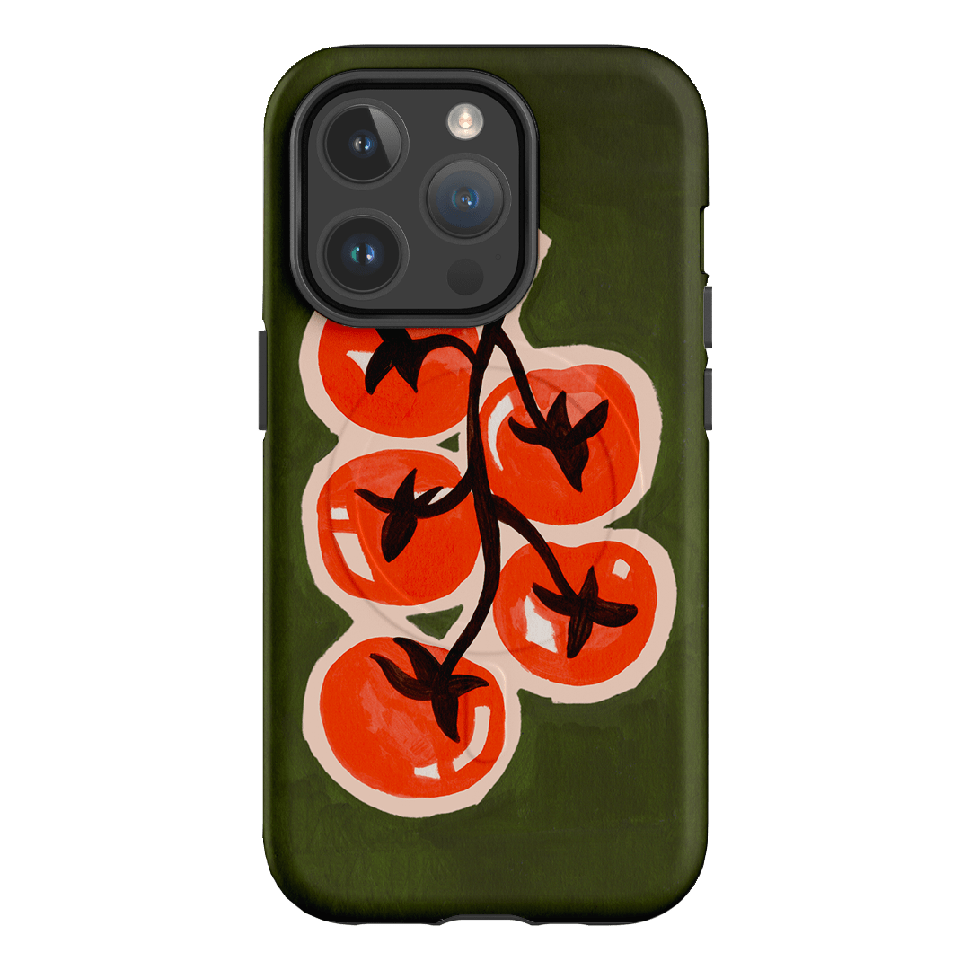 Tomatoes Printed Phone Cases iPhone 14 Pro / Armoured MagSafe by Studio Bon - The Dairy