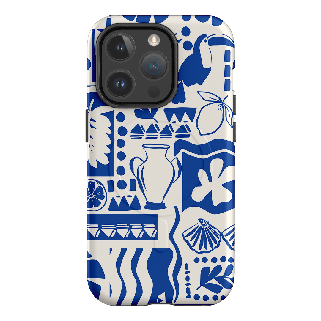 Toucan Blue Printed Phone Cases iPhone 14 Pro / Armoured MagSafe by Charlie Taylor - The Dairy