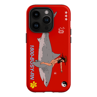 1800-Busy Rn in Red Printed Phone Cases iPhone 14 Pro / Armoured by Easty Beasty - The Dairy