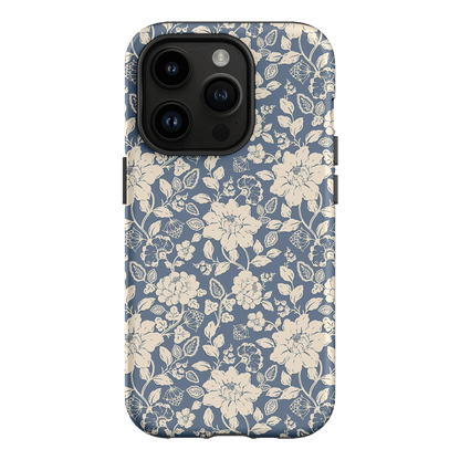 Blue Garden Printed Phone Cases iPhone 14 Pro / Armoured by Kasiags Art - The Dairy