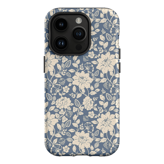 Blue Garden Printed Phone Cases iPhone 14 Pro / Armoured by Kasiags Art - The Dairy