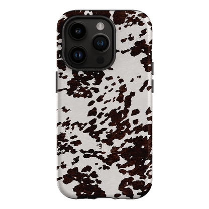 Cowhide Charm Printed Phone Cases iPhone 14 Pro / Armoured by The Dairy - The Dairy