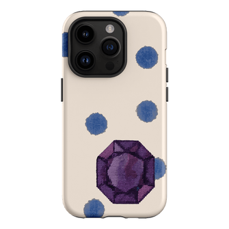 February Amethyst Printed Phone Cases iPhone 14 Pro / Armoured by Joiana - The Dairy