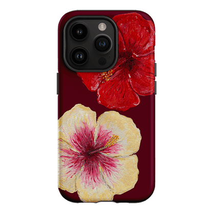 Hibiscus Flower Printed Phone Cases iPhone 14 Pro / Armoured by BG. Studio - The Dairy