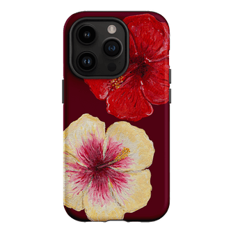 Hibiscus Flower Printed Phone Cases iPhone 14 Pro / Armoured by BG. Studio - The Dairy