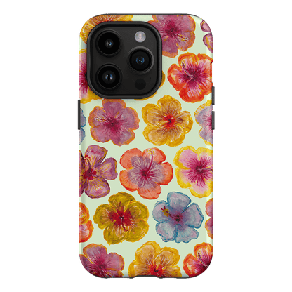 Hibiscus Holiday Sorbet Printed Phone Cases iPhone 14 Pro / Armoured by BG. Studio - The Dairy