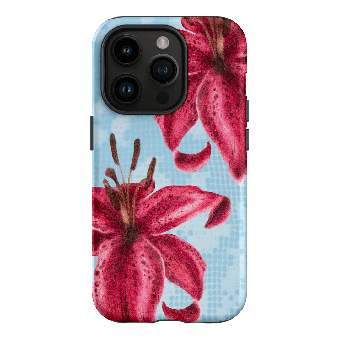 Lillies Printed Phone Cases iPhone 14 Pro / Armoured by Sally Hungerford - The Dairy