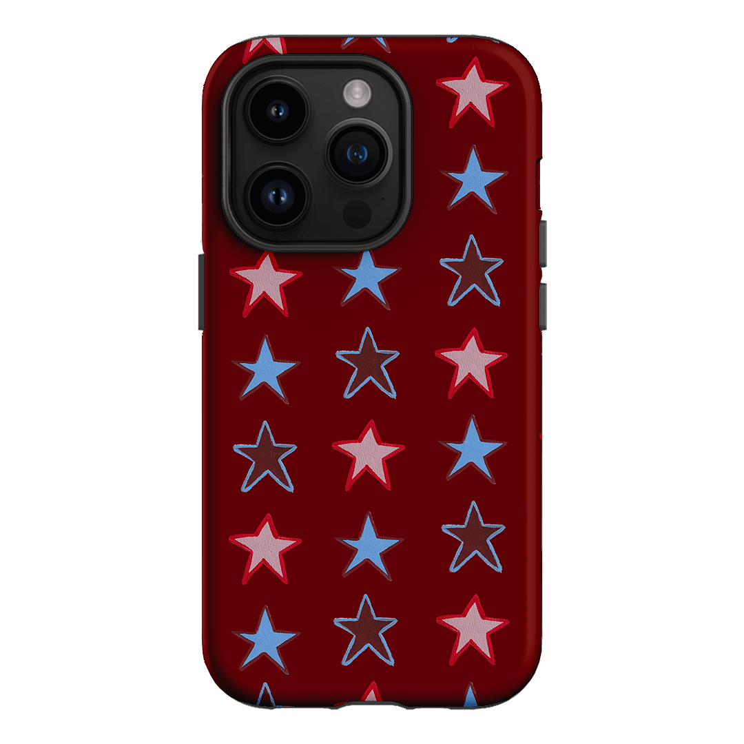 Lucky Stars Rouge Printed Phone Cases iPhone 14 Pro / Armoured by BG. Studio - The Dairy