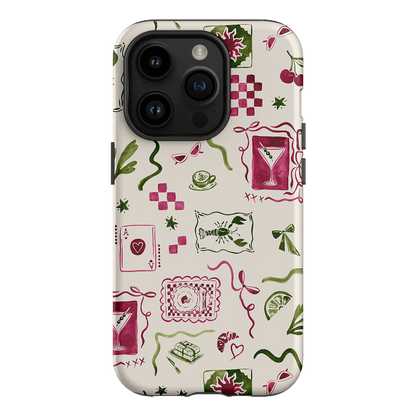 Martini Gal Printed Phone Cases iPhone 14 Pro / Armoured by Charlie Taylor - The Dairy