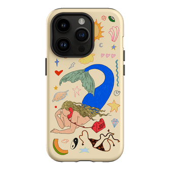 Mermaid Salad Cream Printed Phone Cases iPhone 14 Pro / Armoured by Easty Beasty - The Dairy