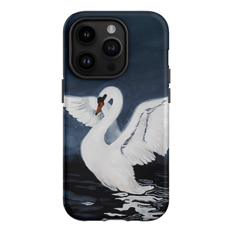 Midnight Swan Printed Phone Cases iPhone 14 Pro / Armoured by Lisa Hu - The Dairy