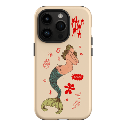 Mimi Cream Printed Phone Cases iPhone 14 Pro / Armoured by Easty Beasty - The Dairy