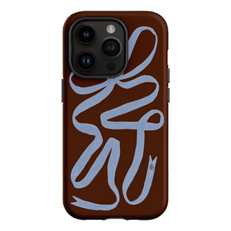 Mocha Ribbon Printed Phone Cases iPhone 14 Pro / Armoured by Jasmine Dowling - The Dairy