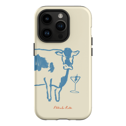 Mootini Blue Printed Phone Cases iPhone 14 Pro / Armoured by Phthalo Ruth - The Dairy