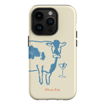 Mootini Blue Printed Phone Cases iPhone 14 Pro / Armoured by Phthalo Ruth - The Dairy