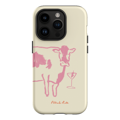 Mootini Pink Printed Phone Cases iPhone 14 Pro / Armoured by Phthalo Ruth - The Dairy