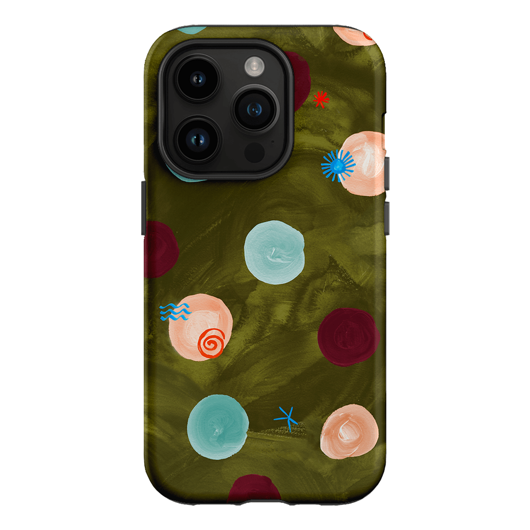 Olive Spot Printed Phone Cases iPhone 14 Pro / Armoured by Charlie Taylor - The Dairy