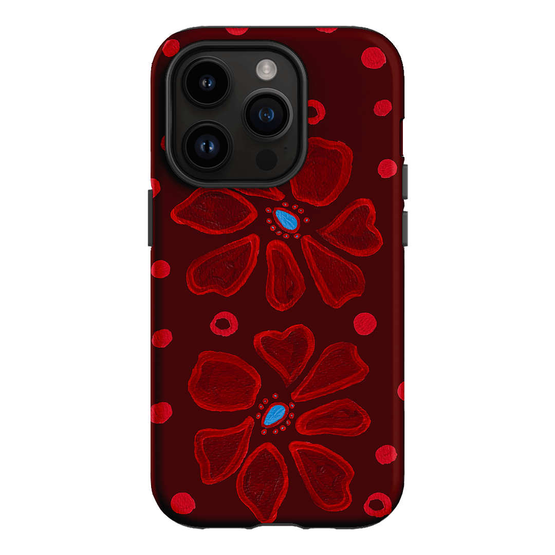 Painted Petal Rouge Printed Phone Cases iPhone 14 Pro / Armoured by BG. Studio - The Dairy