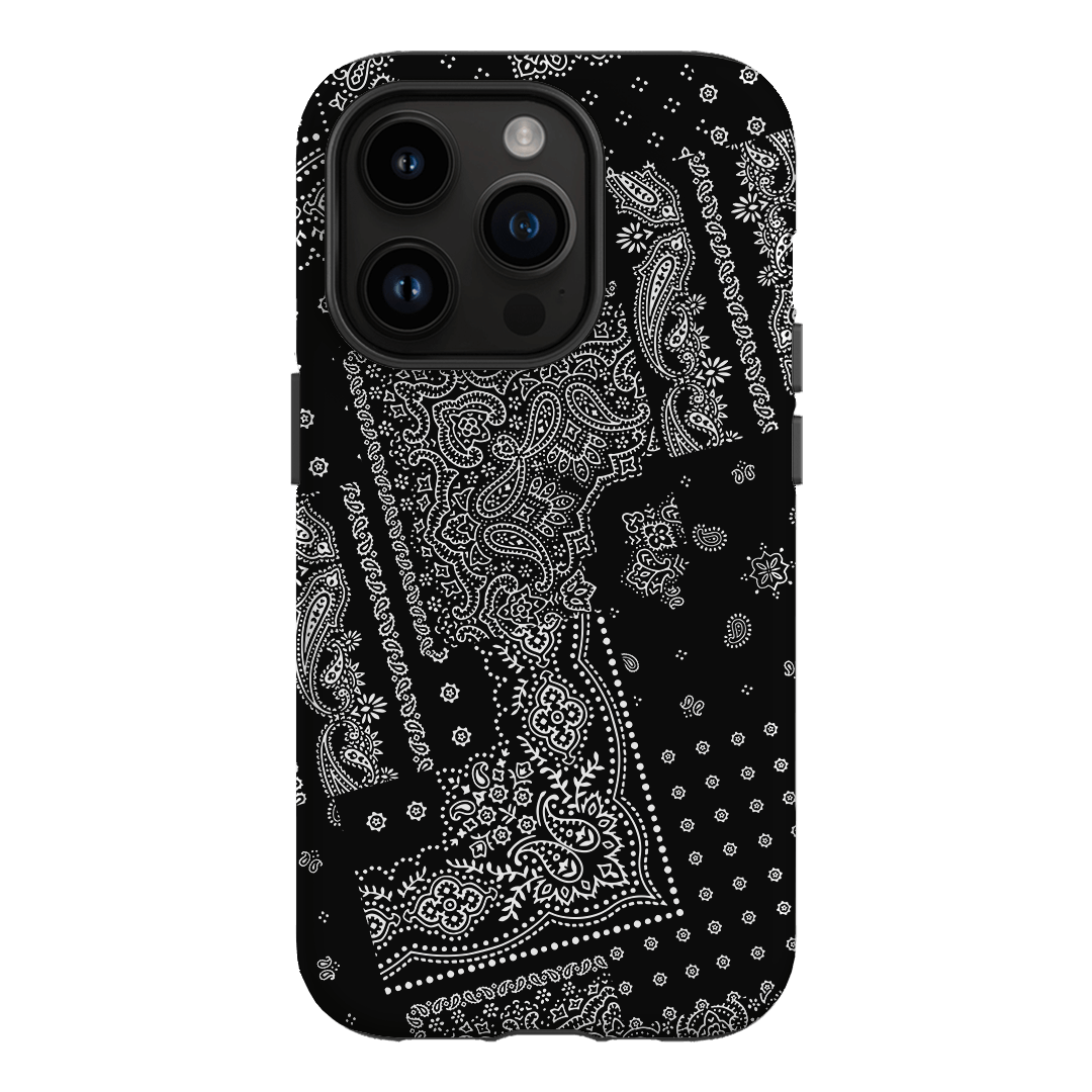 Paisley Noir Printed Phone Cases iPhone 14 Pro / Armoured by The Dairy - The Dairy