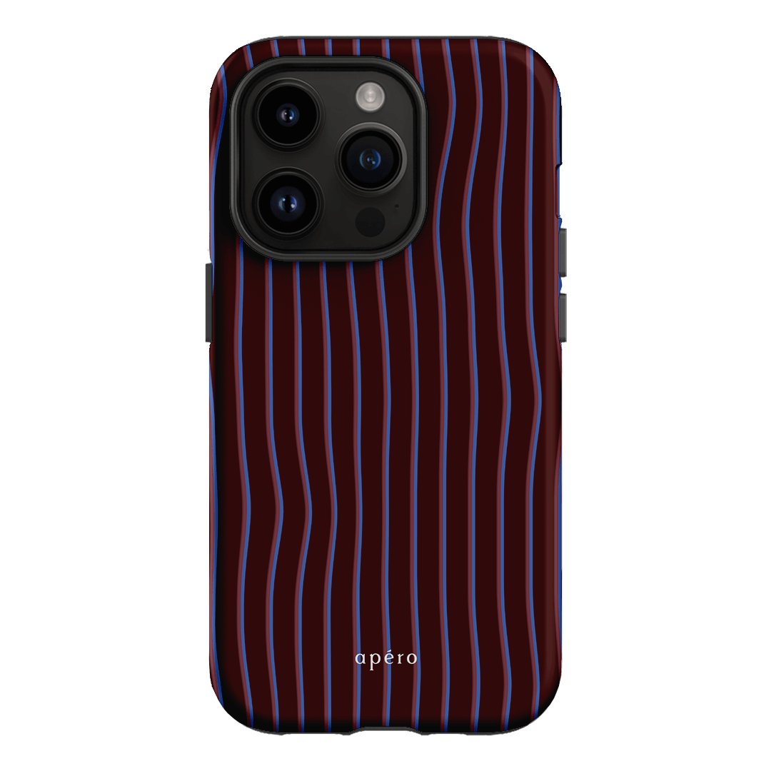 Panama Burgundy Printed Phone Cases iPhone 14 Pro / Armoured by Apero - The Dairy