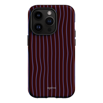 Panama Burgundy Printed Phone Cases iPhone 14 Pro / Armoured by Apero - The Dairy