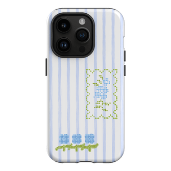 Patchwork Blue Printed Phone Cases iPhone 14 Pro / Armoured by Kayla Carr - The Dairy