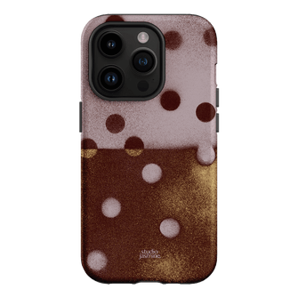 Rust Polka Dot Printed Phone Cases iPhone 14 Pro / Armoured by Jasmine Dowling - The Dairy
