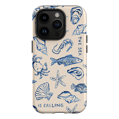 Sea Call Printed Phone Cases iPhone 14 Pro / Armoured by Cass Deller - The Dairy