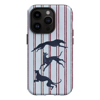 Stripey Hounds Printed Phone Cases iPhone 14 Pro / Armoured by Lisa Hu - The Dairy