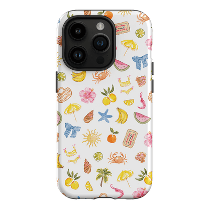 Summer Icons Printed Phone Cases iPhone 14 Pro / Armoured by Cass Deller - The Dairy