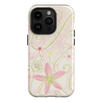 Swirl Pink Printed Phone Cases iPhone 14 Pro / Armoured by Kayla Carr - The Dairy
