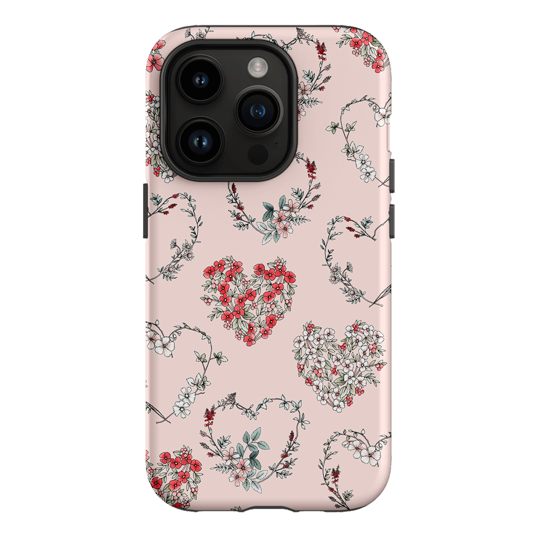 Wild Heart Wreath Printed Phone Cases iPhone 14 Pro / Armoured by Typoflora - The Dairy
