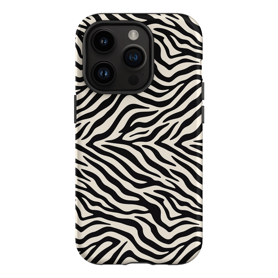 Zebra Ink Printed Phone Cases iPhone 14 Pro / Armoured by The Dairy - The Dairy