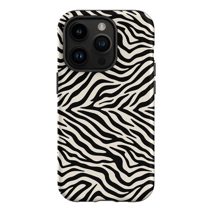 Zebra Ink Printed Phone Cases iPhone 14 Pro / Armoured by The Dairy - The Dairy
