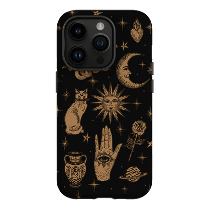 Astro Flash Noir Printed Phone Cases iPhone 14 Pro / Armoured by Veronica Tucker - The Dairy