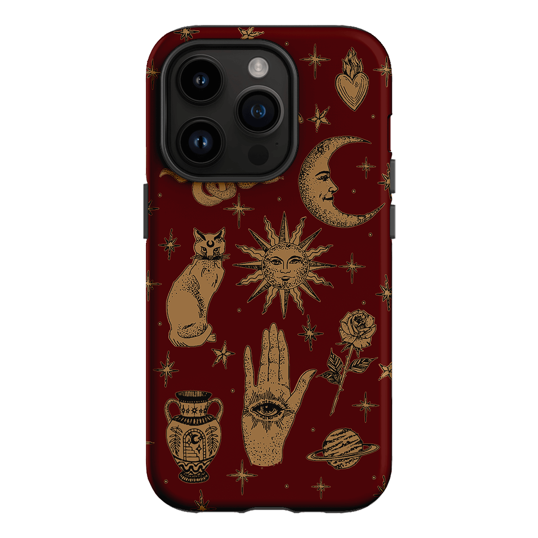 Astro Flash Red Printed Phone Cases iPhone 14 Pro / Armoured by Veronica Tucker - The Dairy