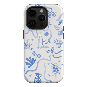Mediterranean Wave Printed Phone Cases iPhone 14 Pro / Armoured by Charlie Taylor - The Dairy