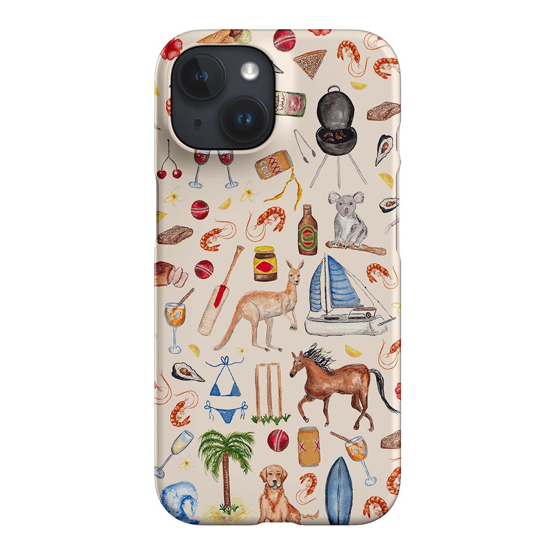 Aussie Icons Printed Phone Cases iPhone 15 / Snap by BG. Studio - The Dairy